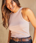 Load image into Gallery viewer, Outerknown Sojourn Ribbed Tank in Seashell
