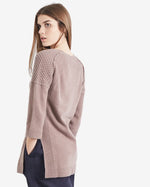 Load image into Gallery viewer, Quinn-Elaine-Cashmere-Tunic-Side
