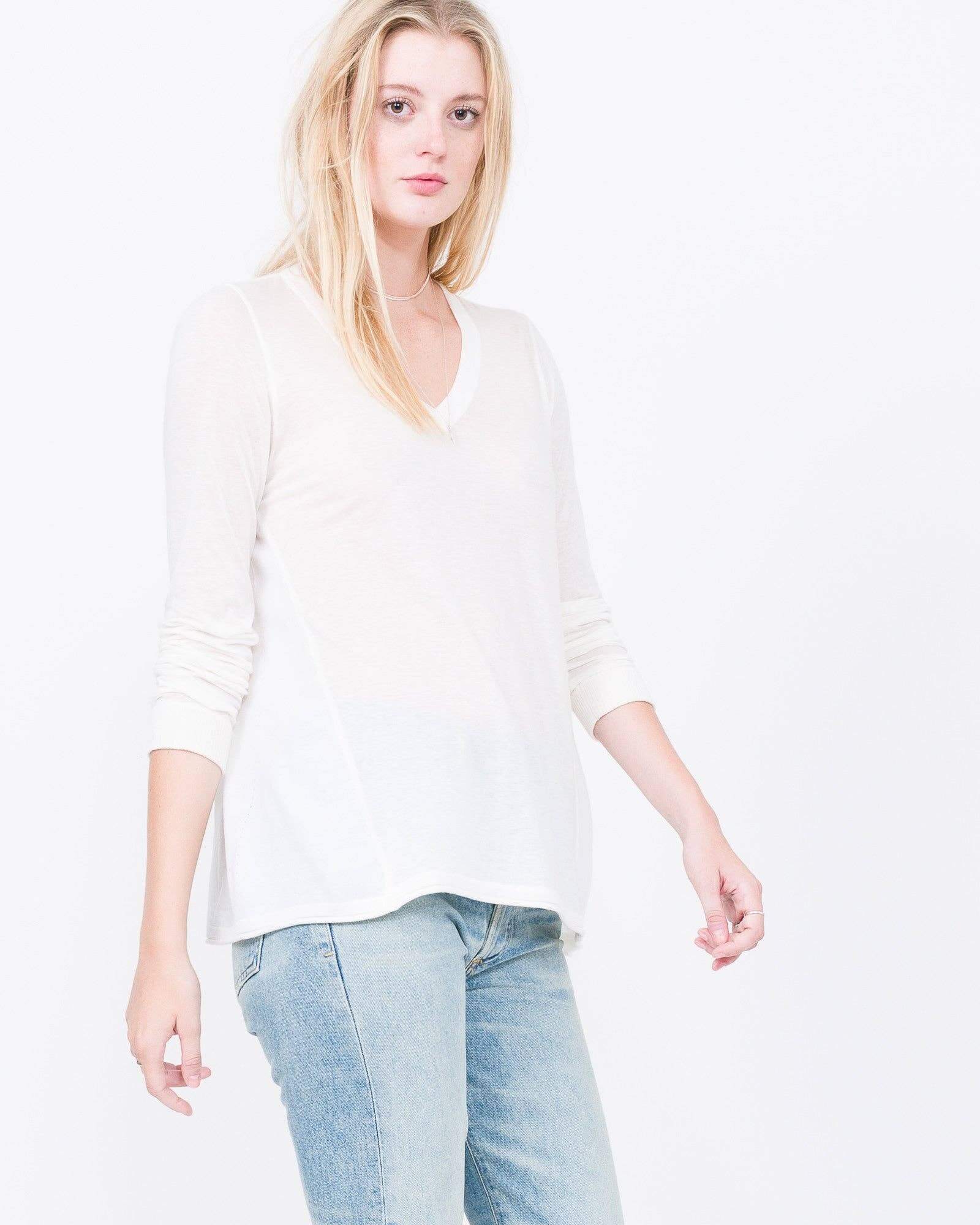 Claudia Cashmere Blend Trapeze Top