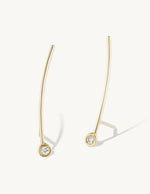 Load image into Gallery viewer, Diamond Contour Earrings from Sophie Ratner
