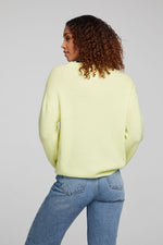 Load image into Gallery viewer, chaser-frankie-limelight-pullover-sweater-back
