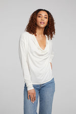Load image into Gallery viewer, chaser-mela-long-sleeve-white-front-01
