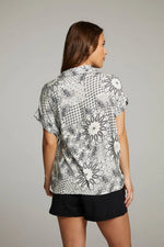 Load image into Gallery viewer, Chaser Rythmm Button Down Paisley Print Tee

