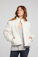 Load image into Gallery viewer, chaser-starry-white-faux-fur-jacket-07
