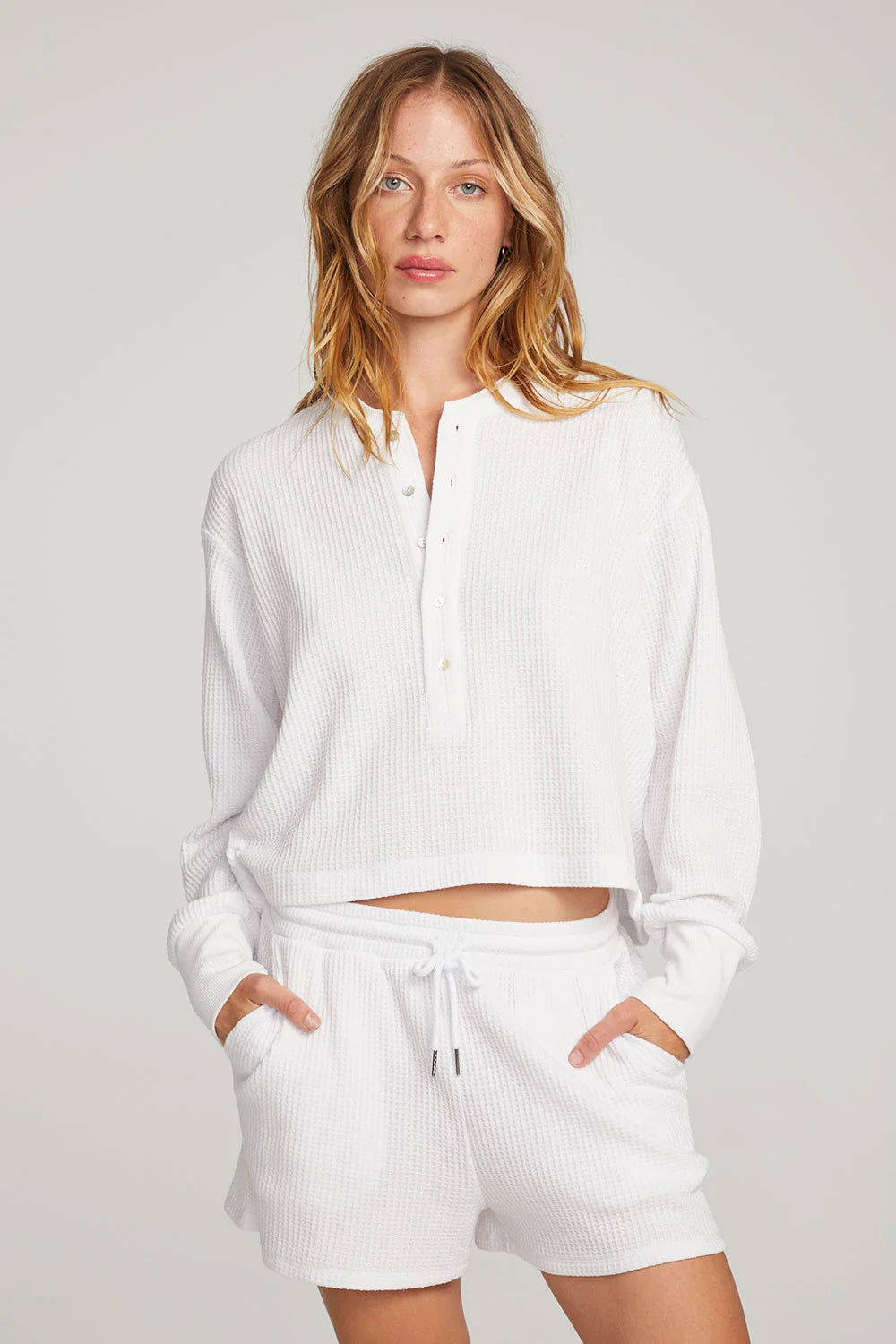 Chaser Thayne White Long Sleeve