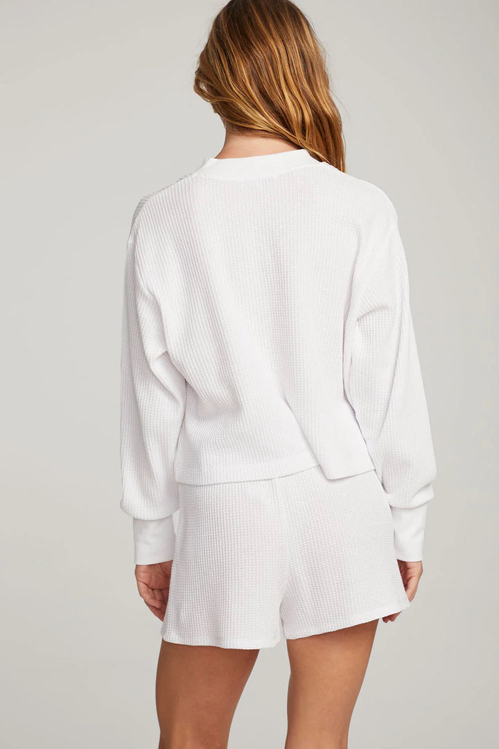 Chaser Thayne White Long Sleeve