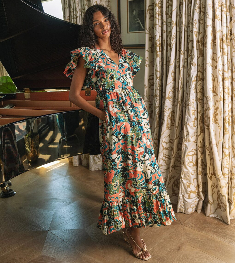 Cleobella Barbara Midi Dress Gypsy Bloom Dress