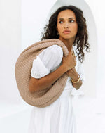 Load image into Gallery viewer, Cleobella - Hobo Woven Bag - Bone - Model
