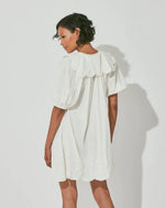 Load image into Gallery viewer, cleobella-lila-mini-dress-ivory-dresses-back
