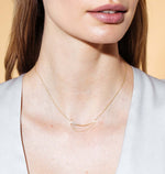 Load image into Gallery viewer, Sophie Ratner Asymmetrical Diamond Bar Necklace 2

