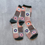 Load image into Gallery viewer, Tiepology Daisy Multi Socks in Pink
