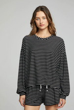 Load image into Gallery viewer, chaser-striped-long-sleeve-front
