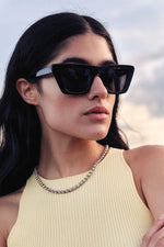 Load image into Gallery viewer, dick-moby-malaga-recycled-black-sunglasses
