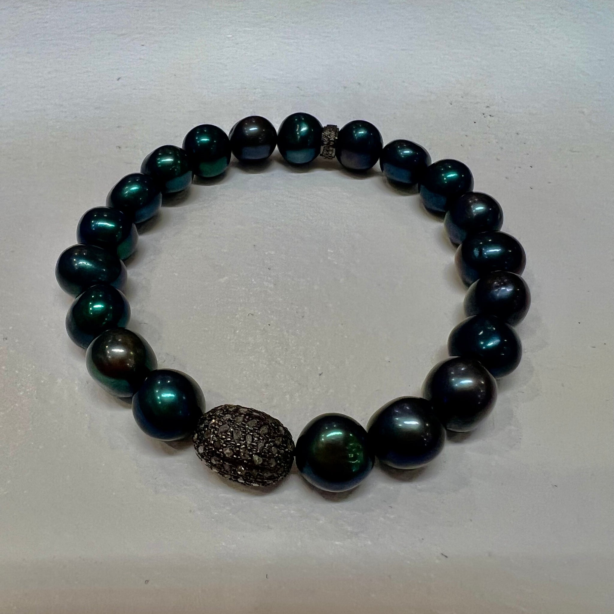 Green Pearl Bracelet