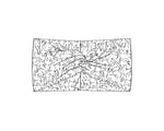 Load image into Gallery viewer, Hendry's Headband -white print
