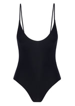 Load image into Gallery viewer, Sands Swim Maillot Black Front
