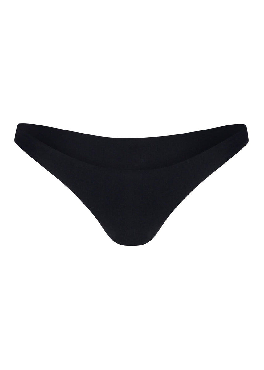 Padaro Bottom - Black - Sands Swim - Classic Bikini Bottom