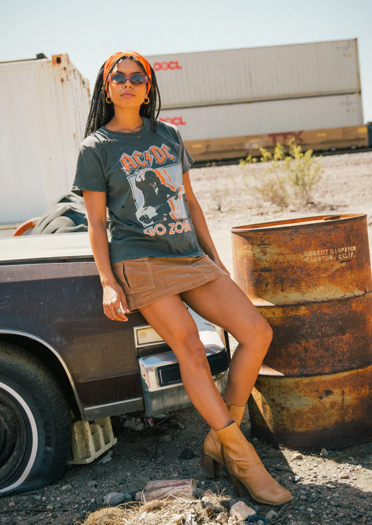 Women's AC/DC Go Zone Vintage Destroy Tee