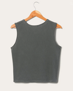 Load image into Gallery viewer, Women's Blondie Gold Cropped Muscle Tank
