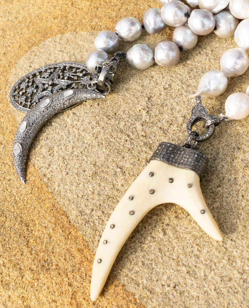 Antler Diamond Pendant