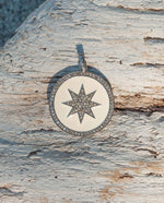 Load image into Gallery viewer, White Starburst Diamond Pendant
